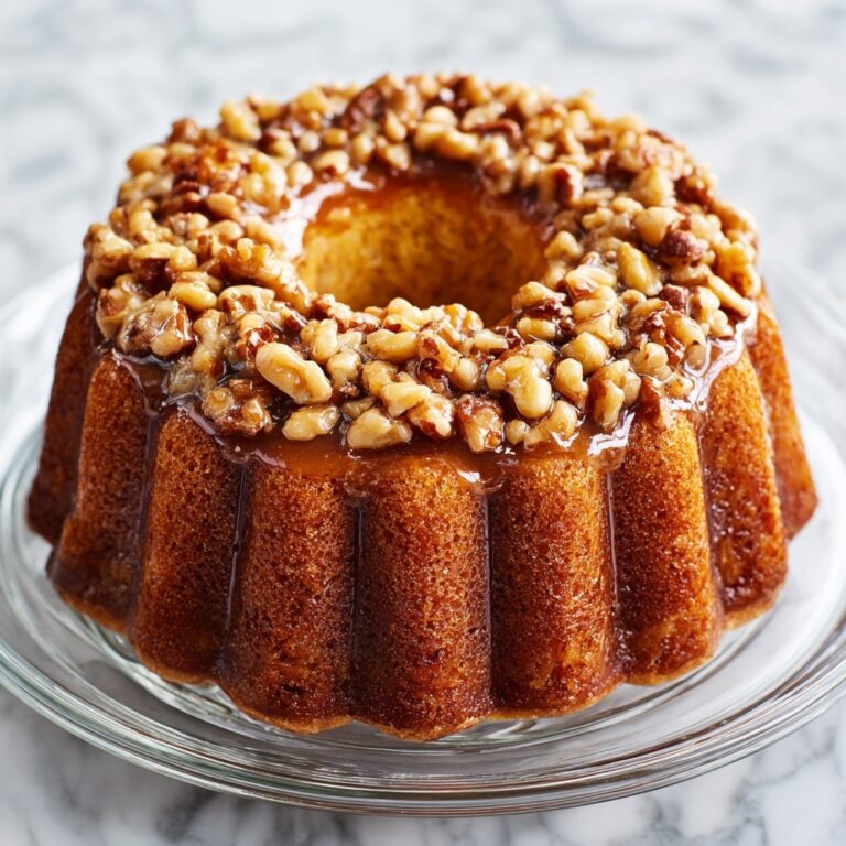 Pecan Praline Buttermilk Pound Cake Recipe