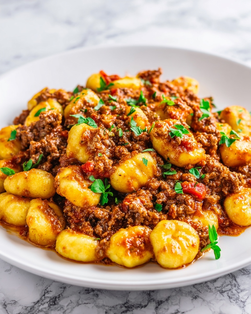 Gnocchi Bolognese Recipe - Recipe Image