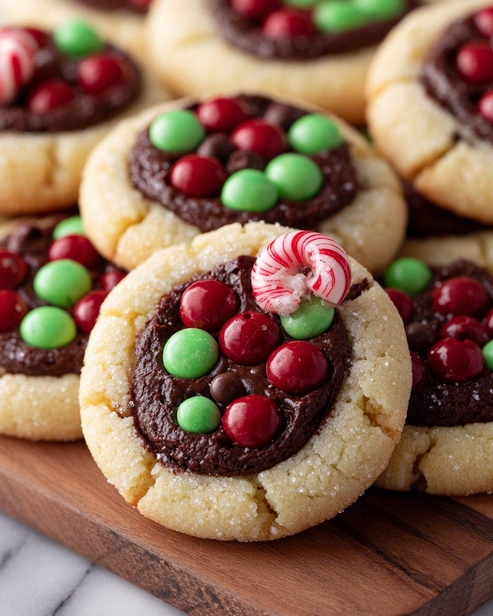 Candy Cane Kiss Cookies Recipe - Recipe Image