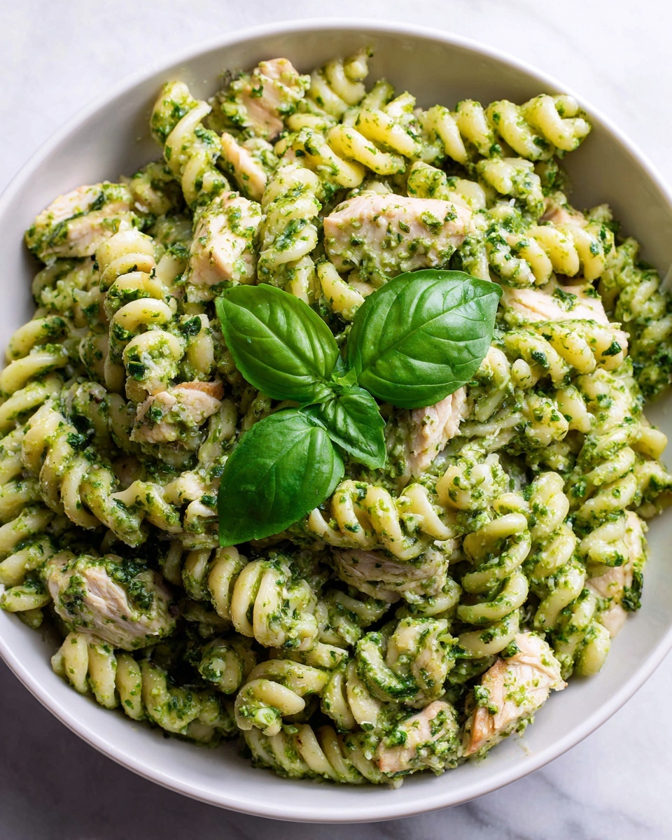 Creamy Chicken Pesto Pasta: A Comforting Family Favorite Recipe - Recipe Image