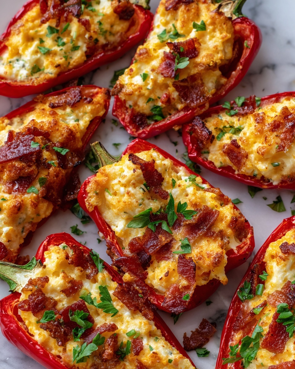 Pimento Cheese Stuffed Mini Peppers Recipe - Recipe Image