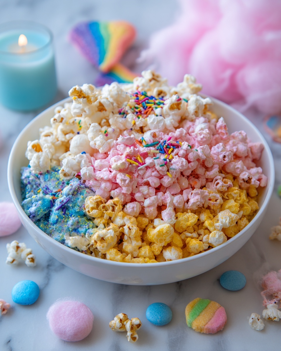 Cotton Candy Popcorn Recipe - Recipe Image