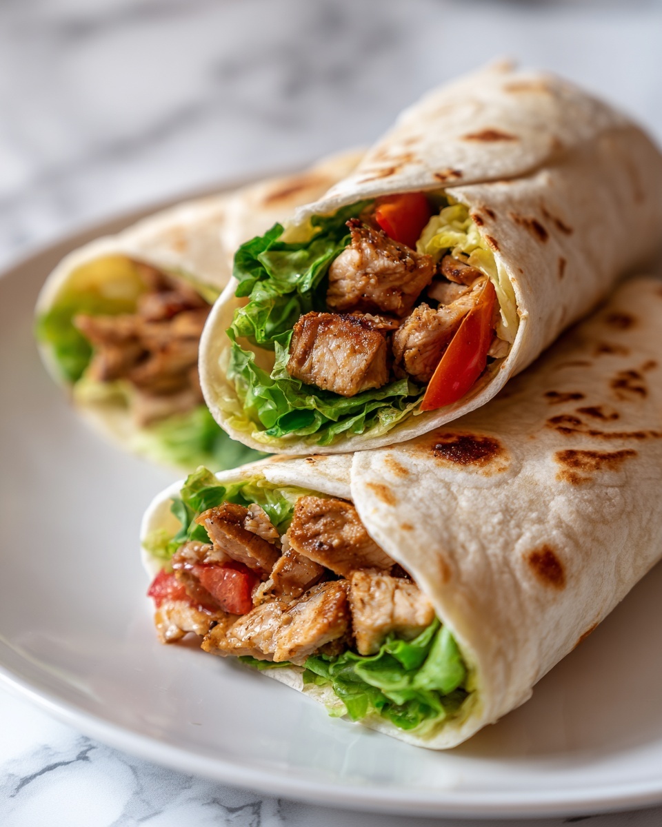 Chicken Caesar Wrap Recipe - Recipe Image