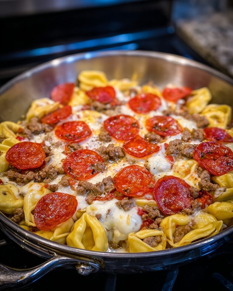 Meat Lovers Pizza Tortellini Recipe