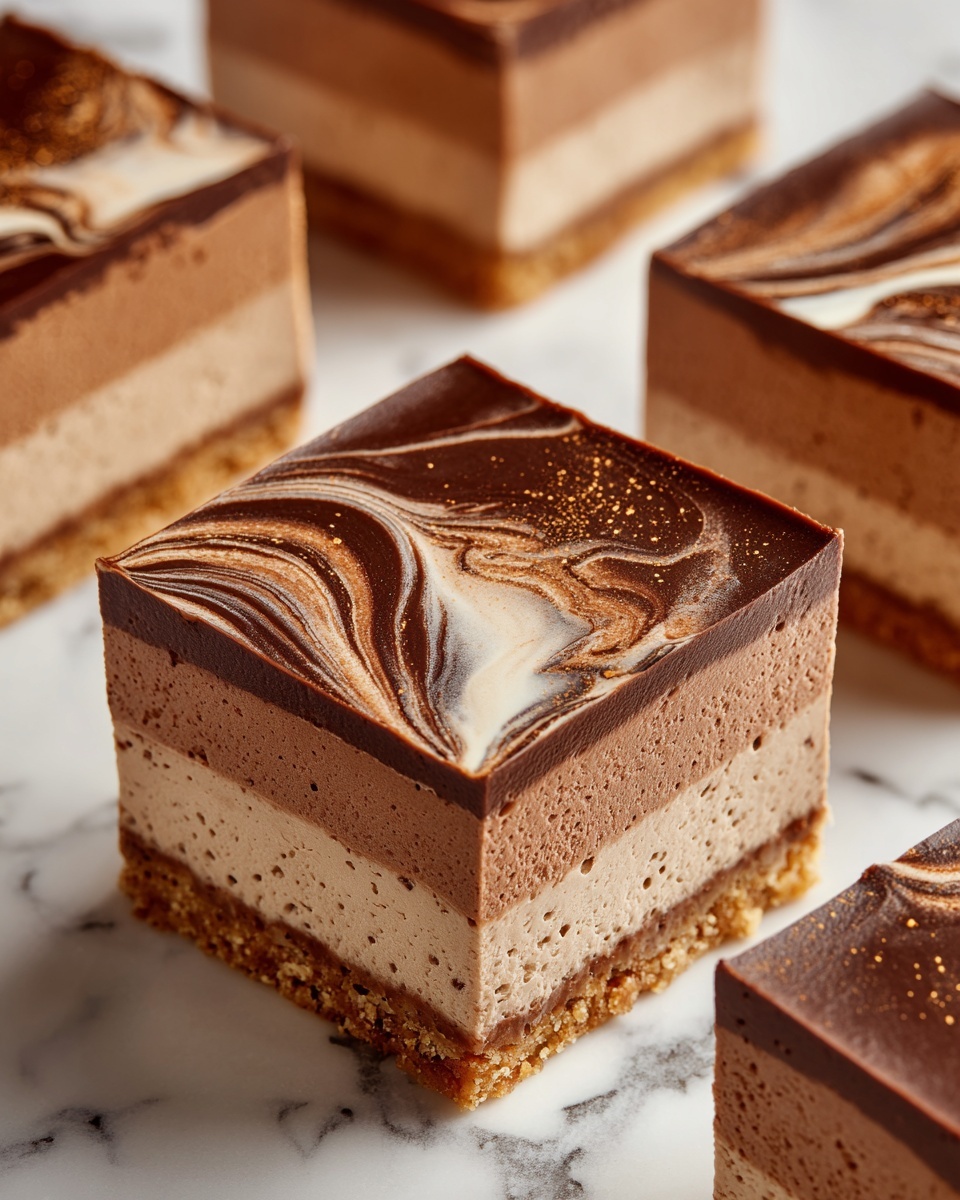 French Silk Pie Bars Recipe - Recipe Image