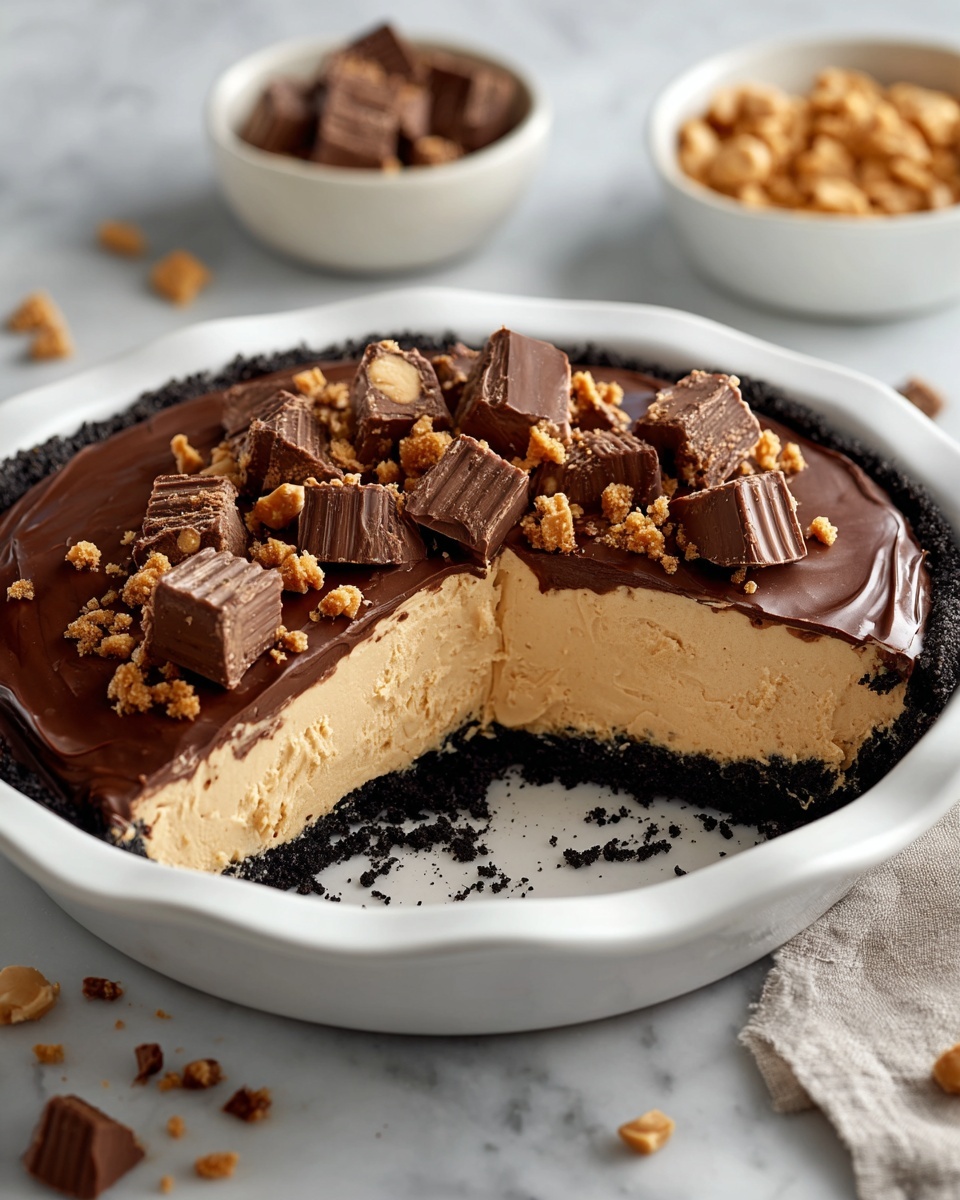 Chocolate Peanut Butter Pie Recipe - Recipe Image