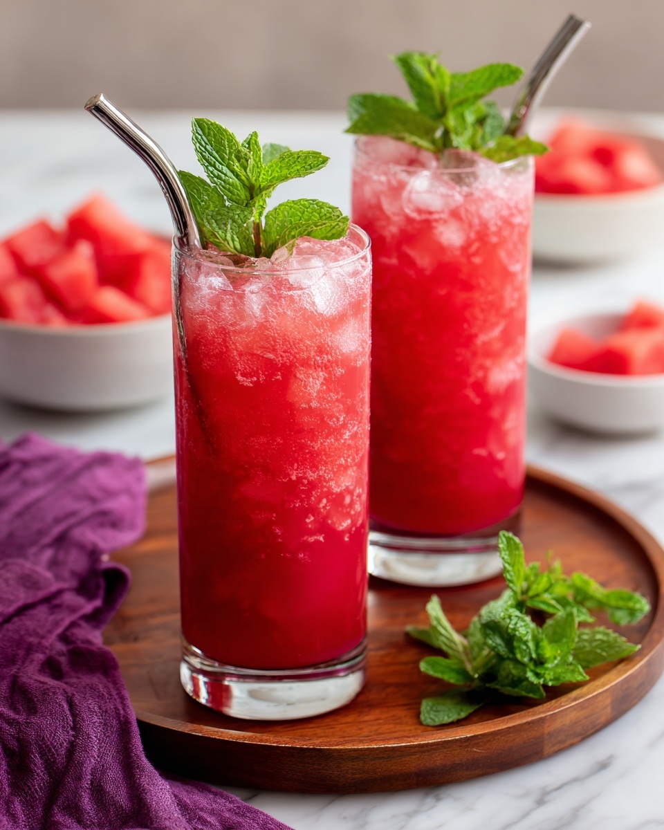 Refreshing Watermelon Water Recipe - Recipe Image
