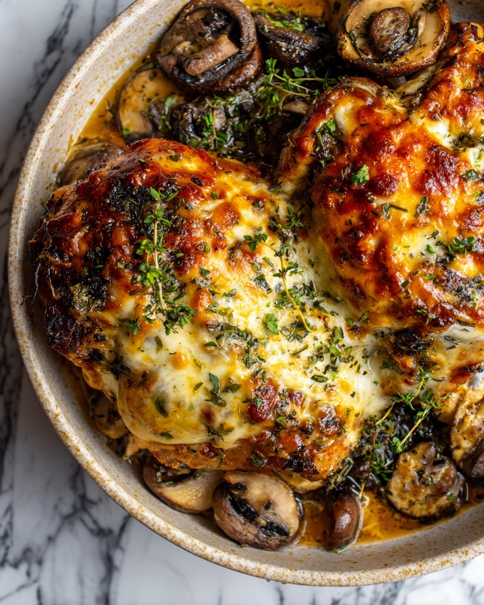 Healthy Mushroom Stuffed Chicken Breast Recipe - Recipe Image
