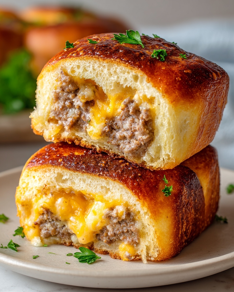 Cheeseburger Pockets Recipe - Recipe Image