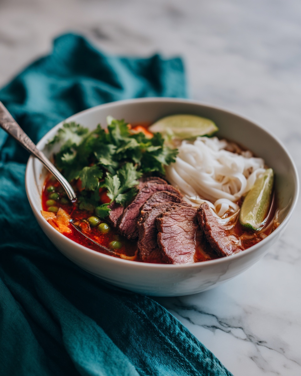 Bò Kho: Spicy Vietnamese Beef Stew with Noodles Recipe - Recipe Image