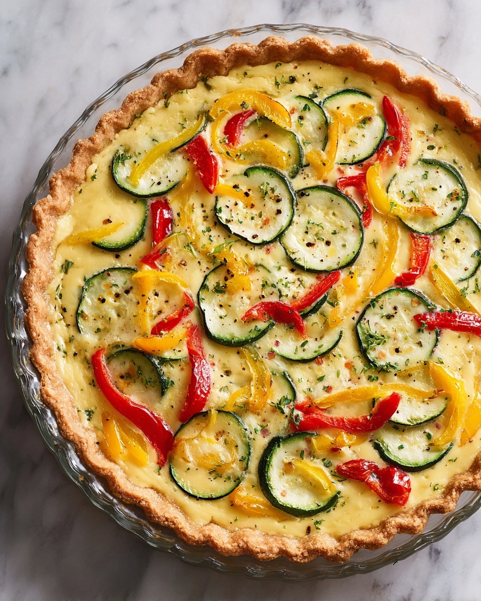 Roasted Vegetable Quiche Recipe - Recipe Image