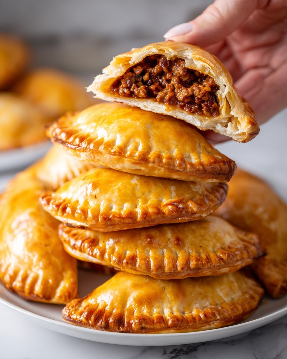 Cheesy Beef Empanadas Recipe - Recipe Image
