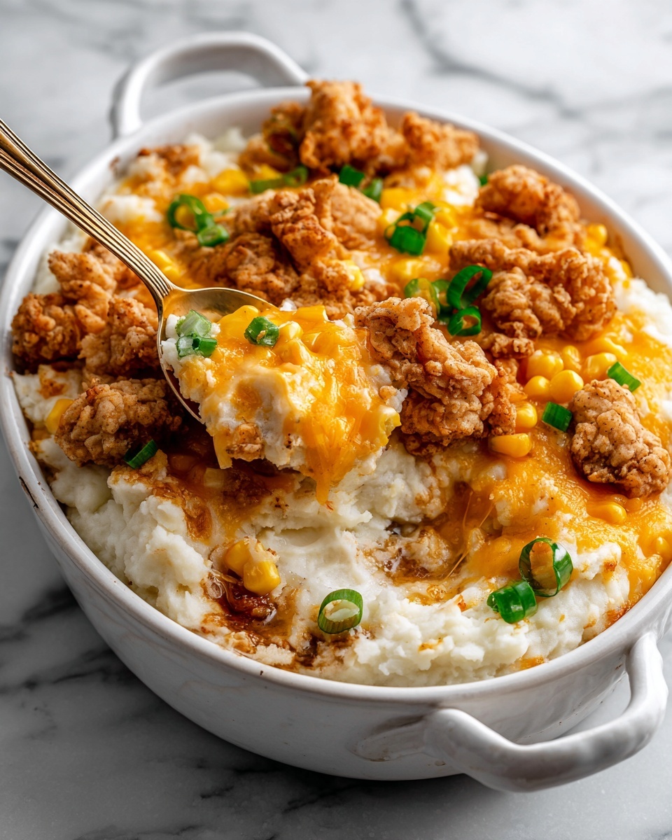 KFC Chicken Bowl Casserole Recipe - Recipe Image