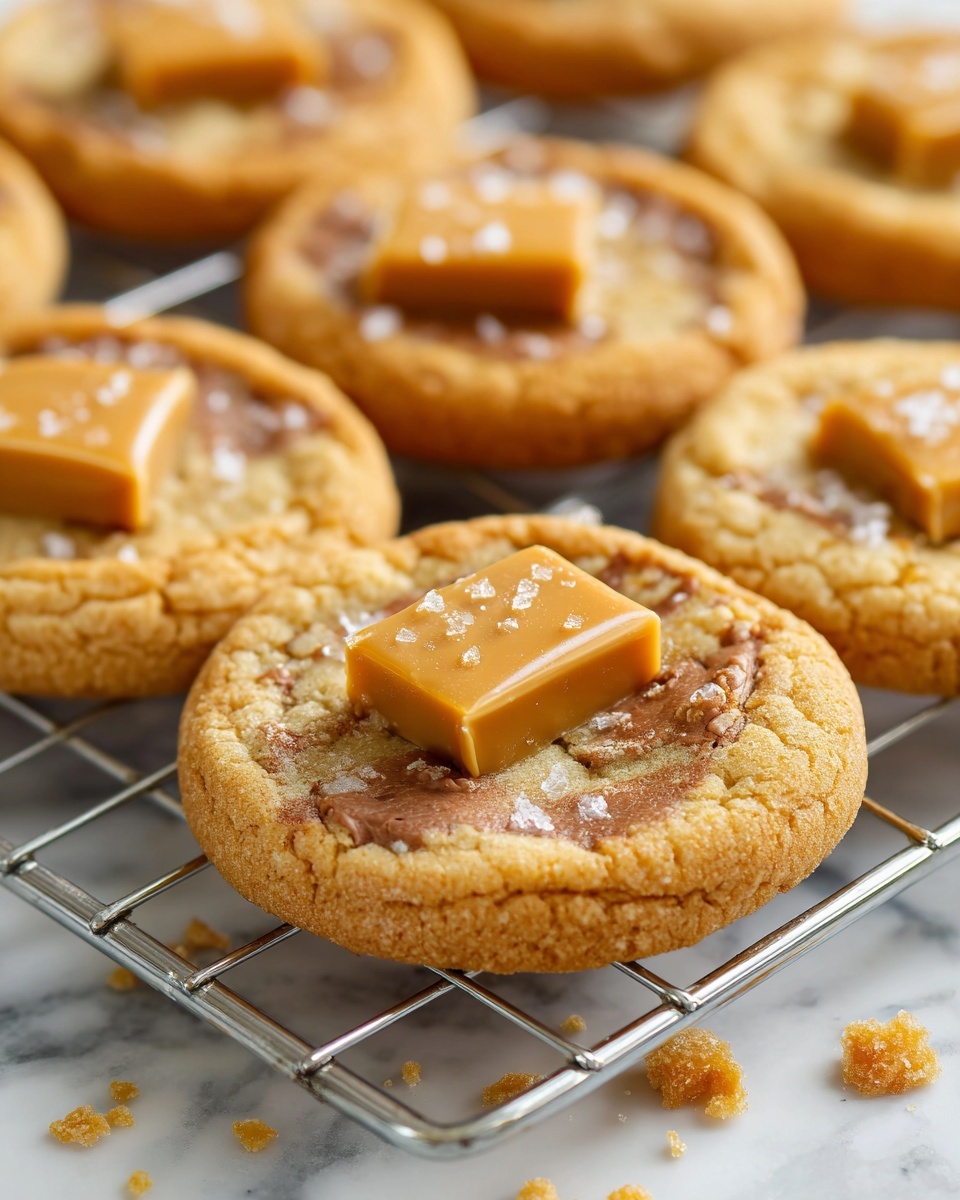 Thick and Chewy Peanut Butter Butterfinger Cookies Recipe - Recipe Image