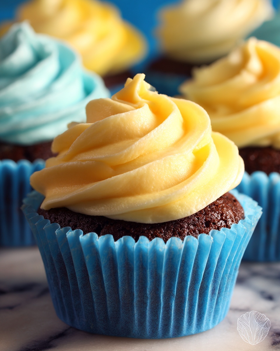Blue Velvet Cupcakes Recipe - Recipe Image