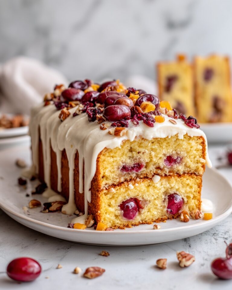 Christmas Cranberry Pound Cake Recipe