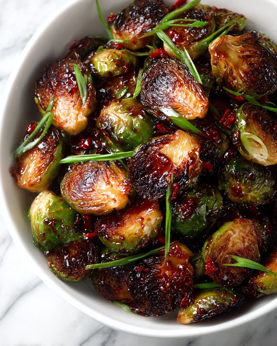 Sweet Chili Brussels Sprouts: A Deliciously Spicy Twist on a Classic Vegetable Dish Recipe - Recipe Image