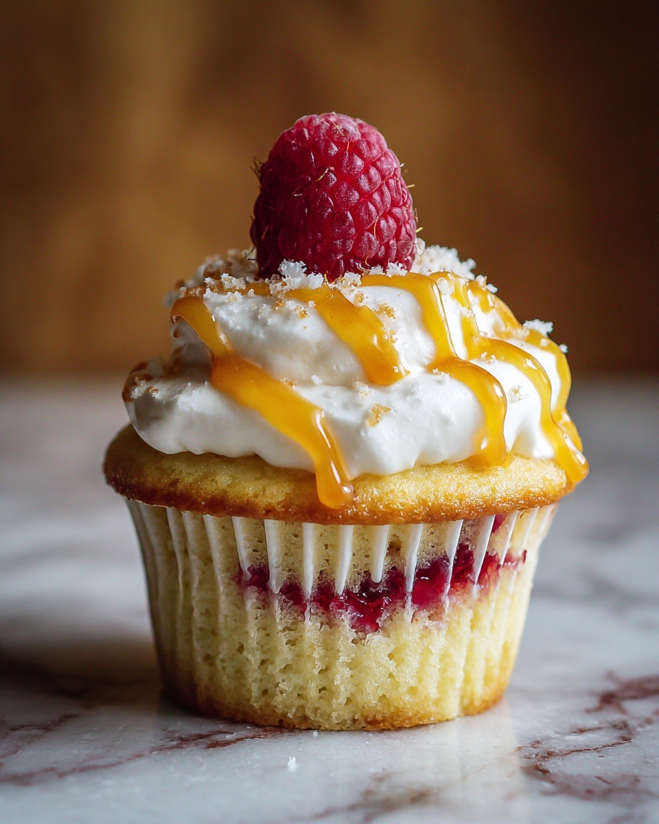 Raspberry Lemon Heaven Cupcakes Recipe - Recipe Image
