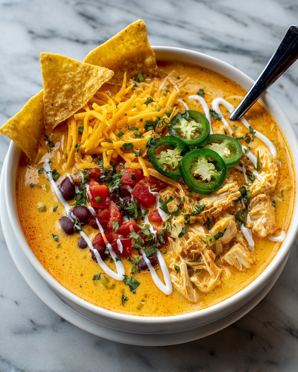Creamy Chicken Tortilla Soup Recipe - Recipe Image