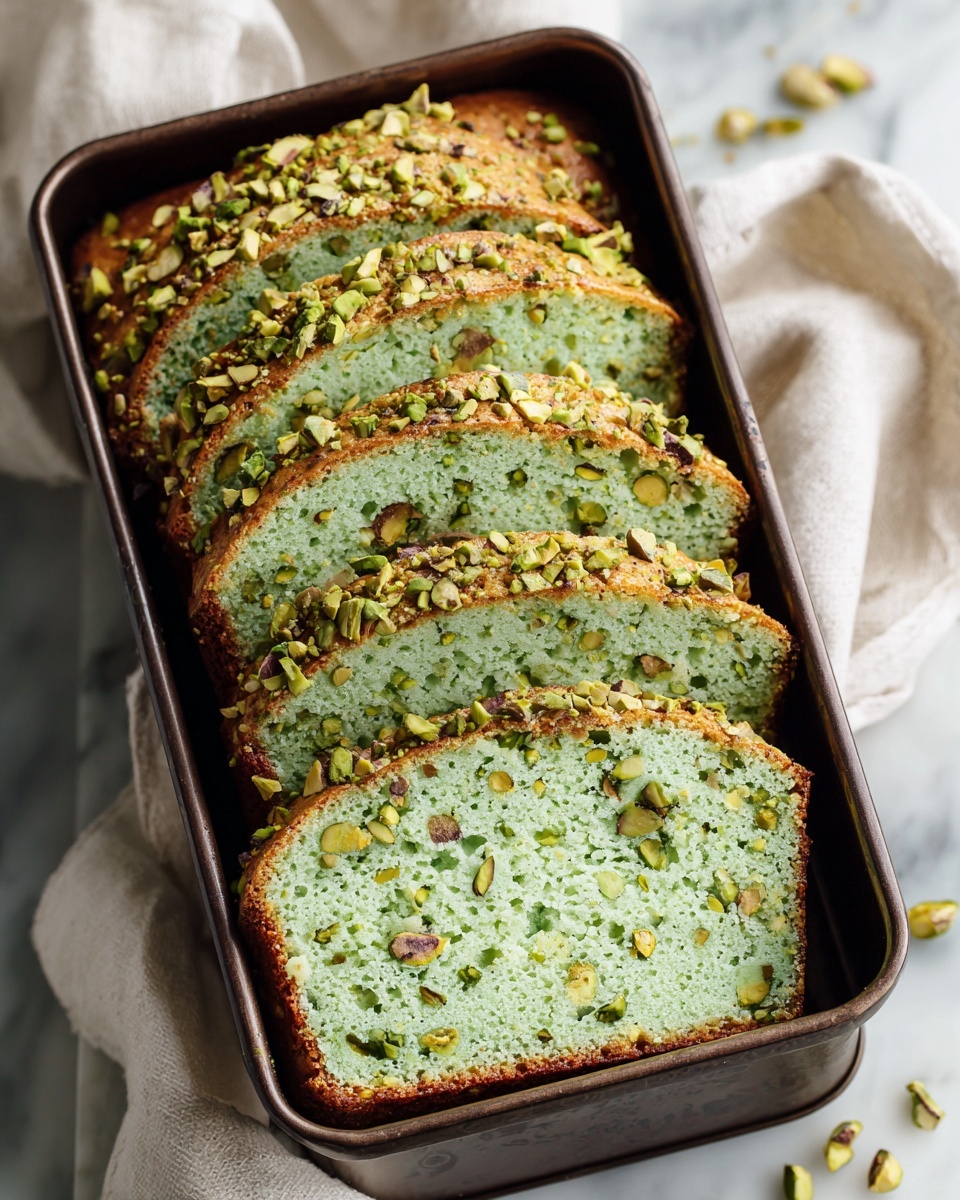 Pistachio Pudding Bread Recipe - Recipe Image