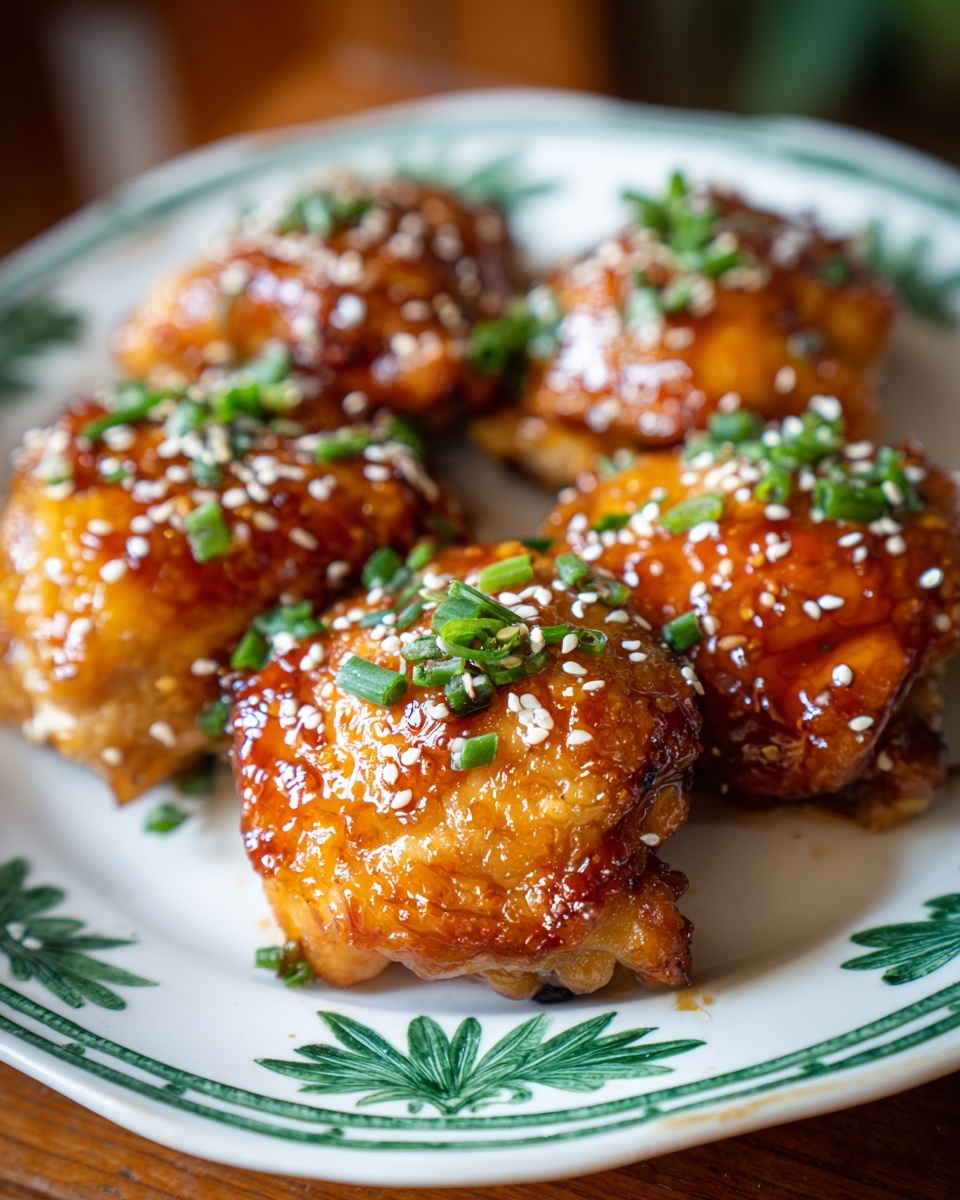 Korean Honey Sesame Grilled Chicken Recipe - Recipe Image