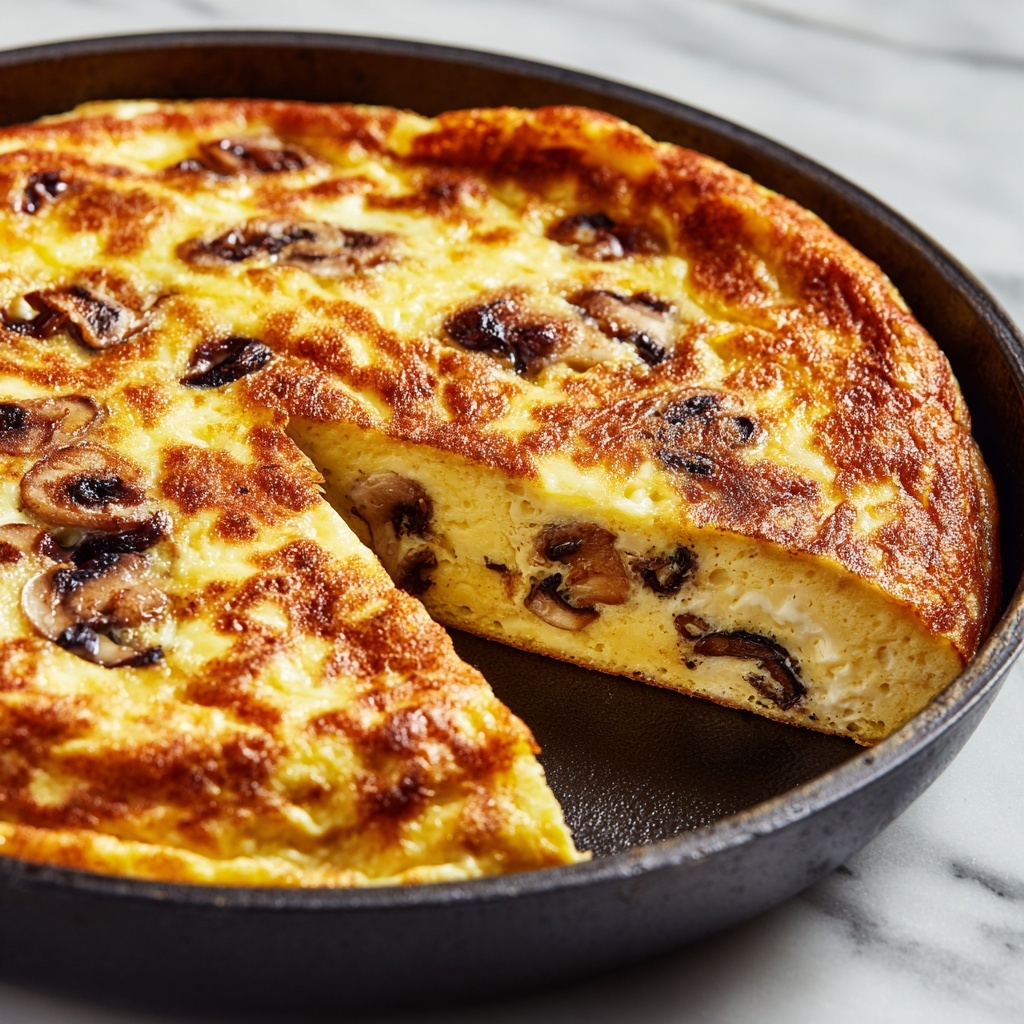 Pepper and Mushroom Frittata Recipe - Recipe Image