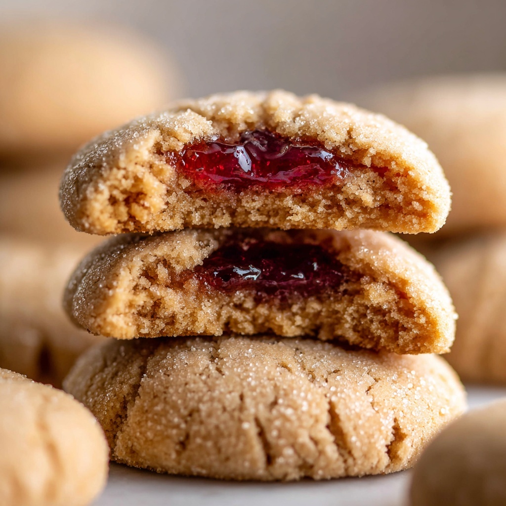 Peanut Butter and Jelly Cookies Recipe - Recipe Image