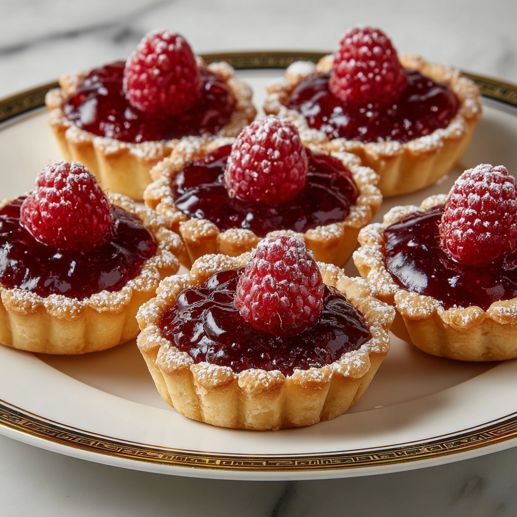 Mini Raspberry Almond Tarts Recipe - Recipe Image