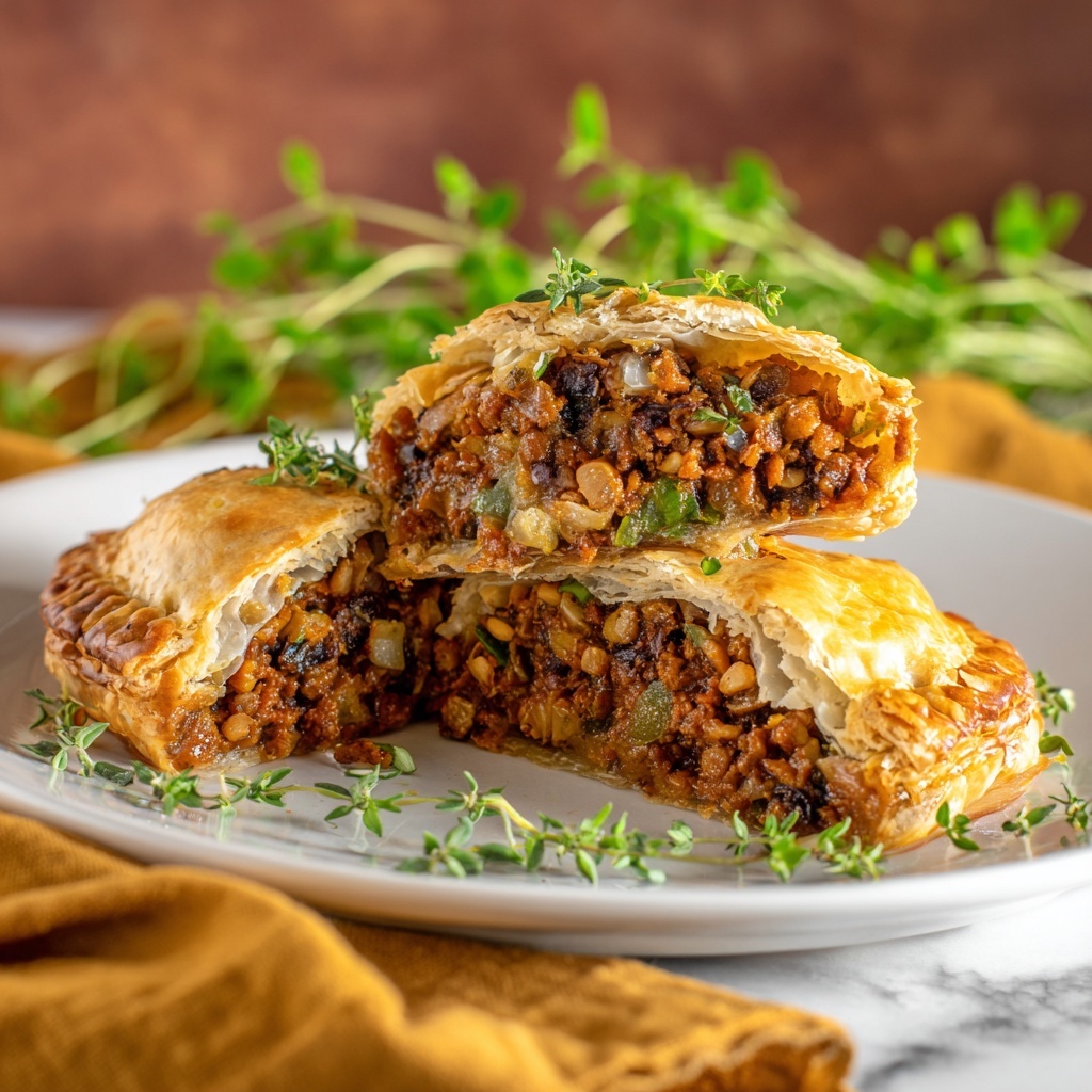 Vegan BBQ Beef Wellington Recipe - Recipe Image