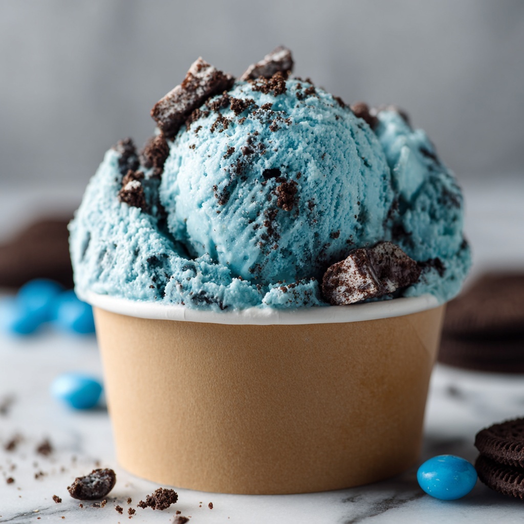 Cookie Monster Edible Cookie Dough Recipe - Recipe Image