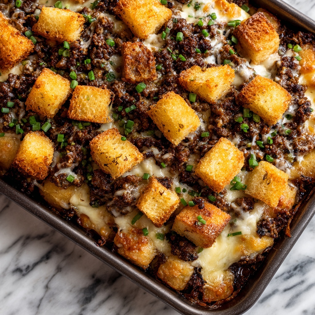 Tater Tot Casserole with Ground Beef Recipe - Recipe Image