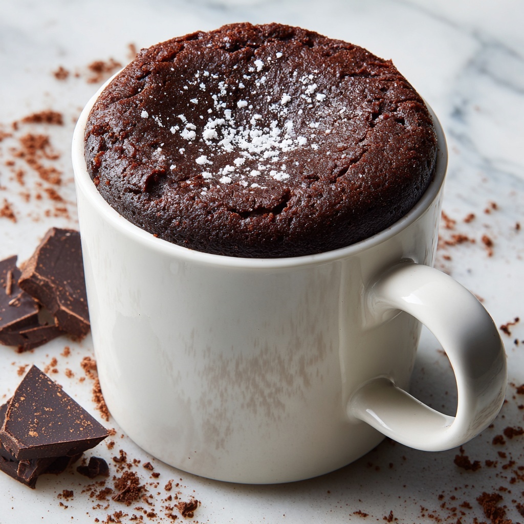 Flourless Chocolate Mug Brownie Recipe - Recipe Image