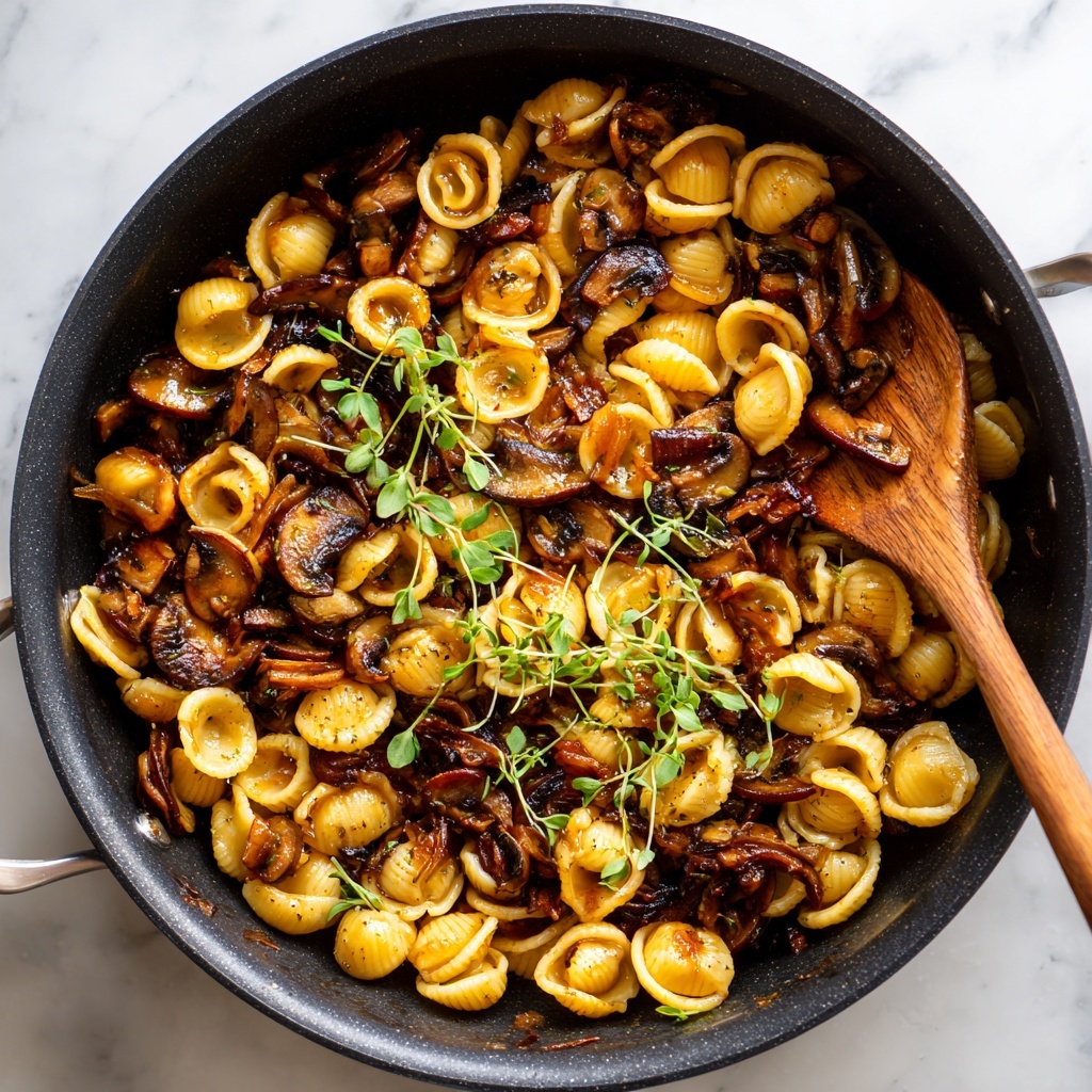 One Pot French Onion Pasta Recipe - Recipe Image
