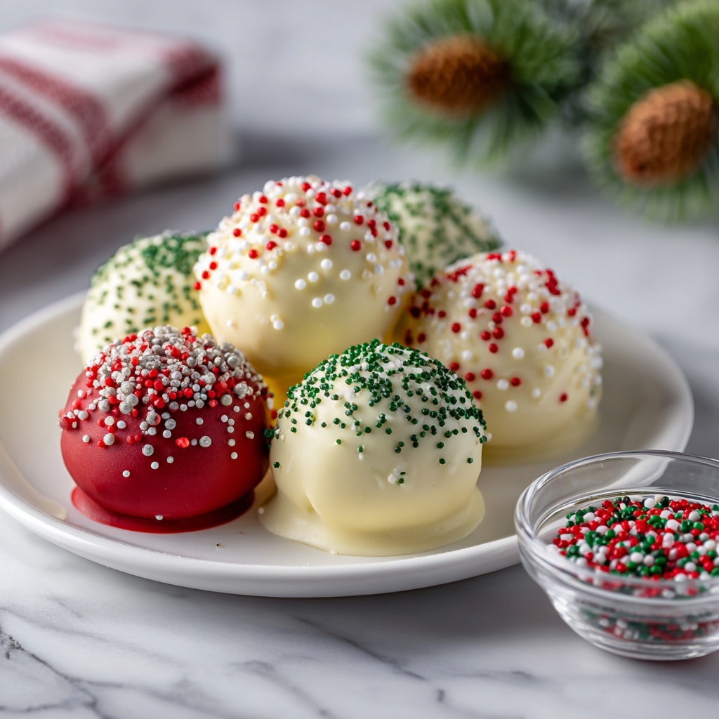 Easy Christmas Cake Pops Recipe - Recipe Image