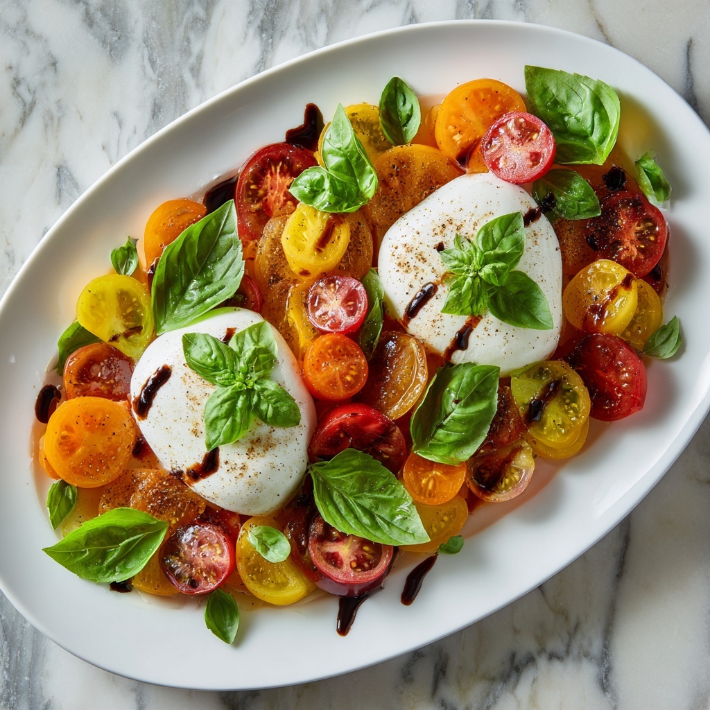 Burrata Caprese Salad Recipe - Recipe Image