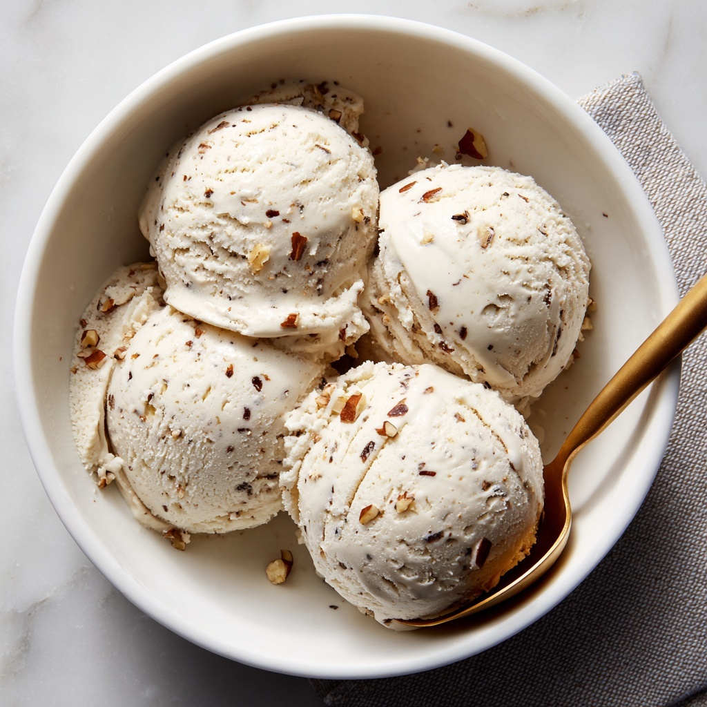 Homemade Butter Pecan Ice Cream Recipe - Recipe Image
