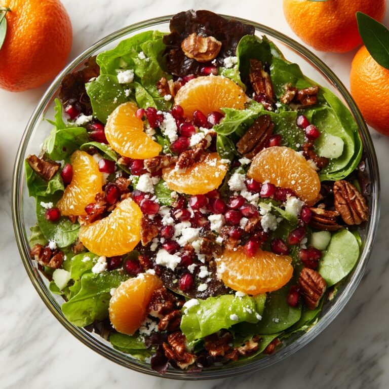 Christmas Salad with Citrus, Pomegranate, Feta, and Candied Pecans Recipe