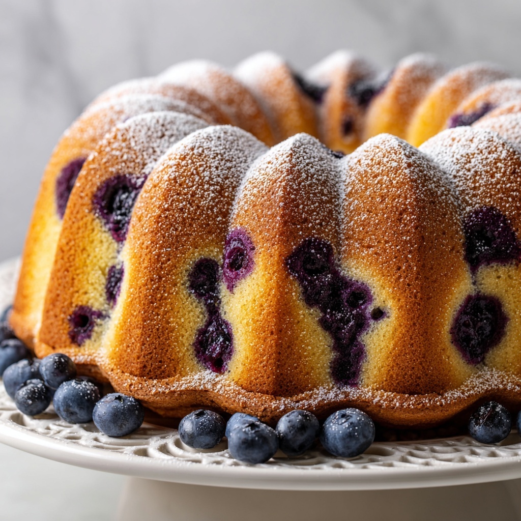 Blueberry Breakfast Cake Recipe - Recipe Image