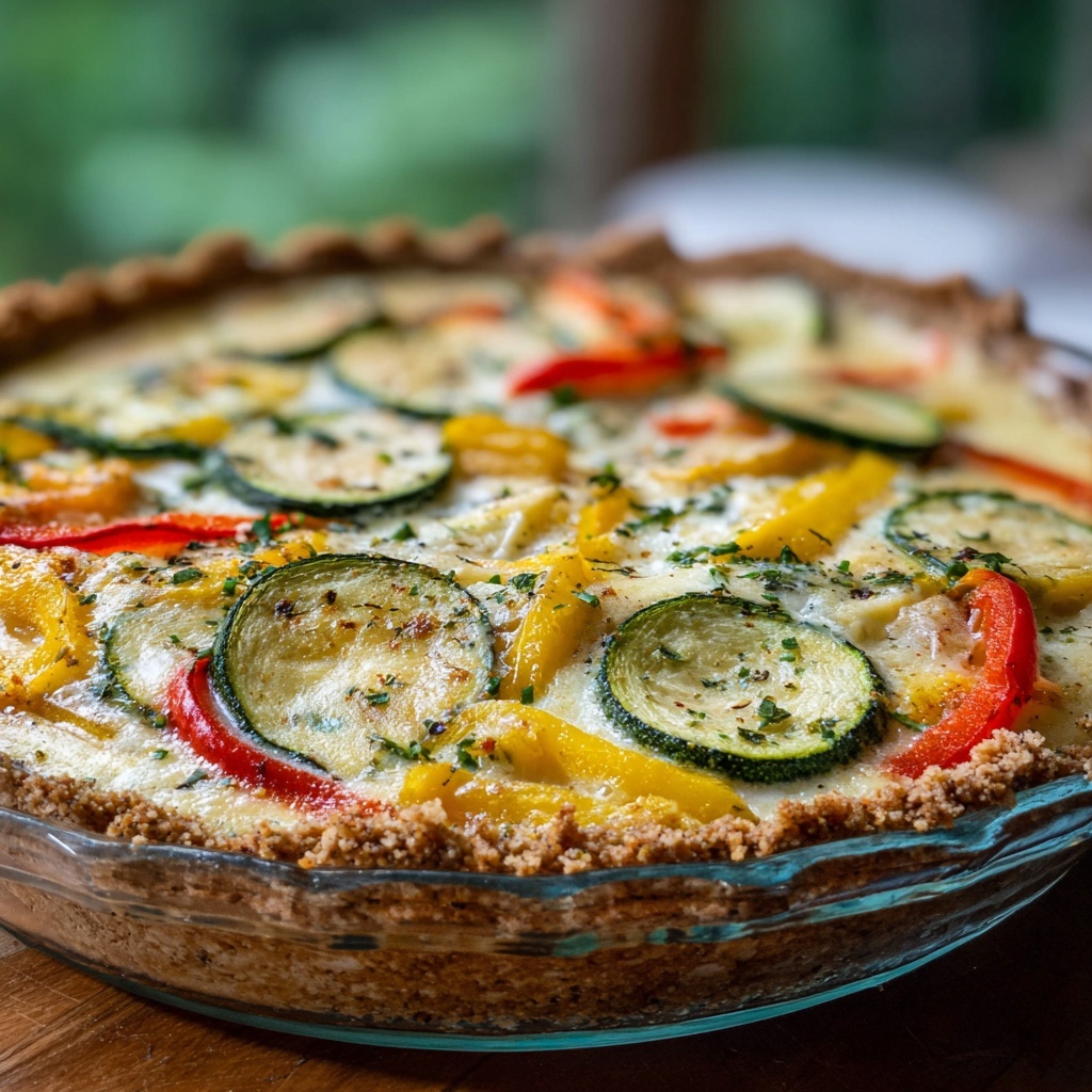 Roasted Vegetable Quiche Recipe - Recipe Image
