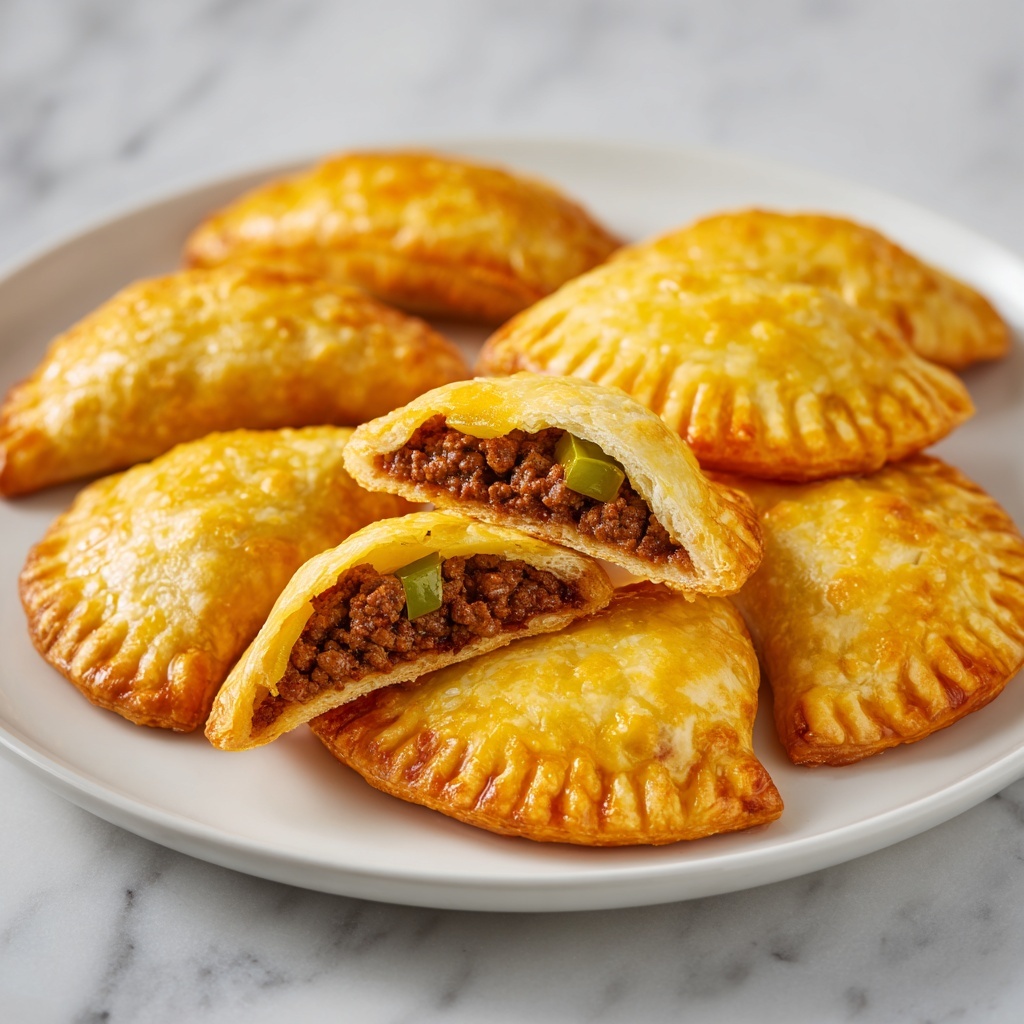 Cheesy Beef Empanadas Recipe - Recipe Image