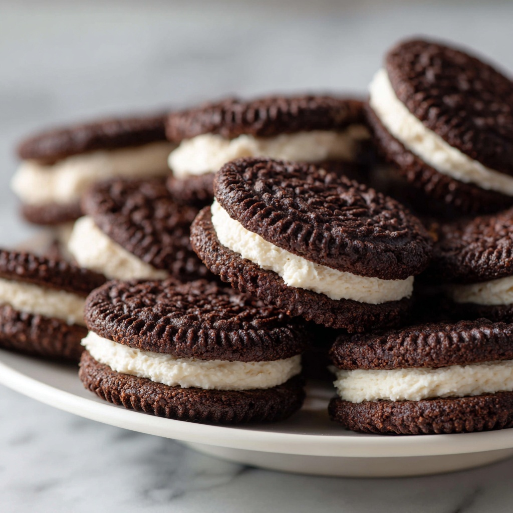 Coconut Chocolate Cookie Sandwiches Inspired by Romany Creams & Choc Kits Recipe - Recipe Image
