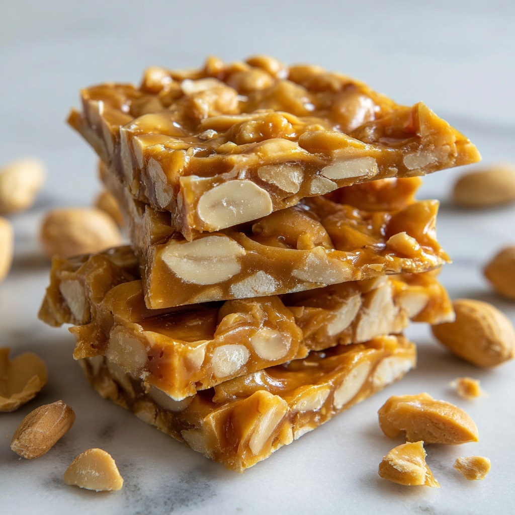 Best Peanut Brittle (Old-Fashioned Candy) Recipe - Recipe Image