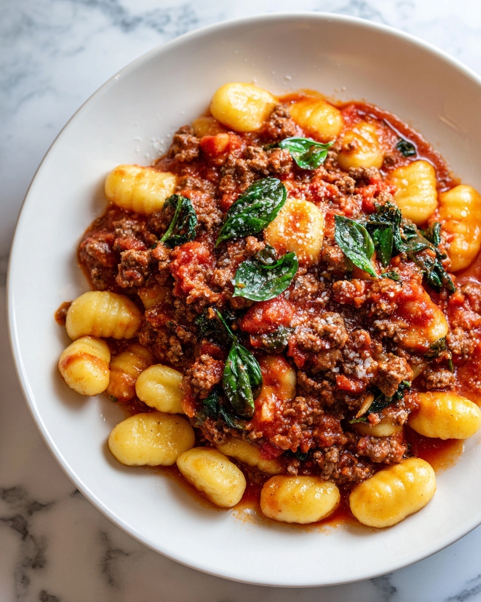 Gnocchi Bolognese Recipe - Recipe Image