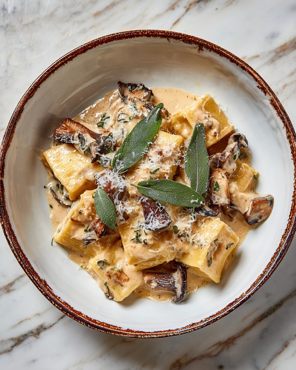 Creamy Mushroom Pasta Recipe - Recipe Image
