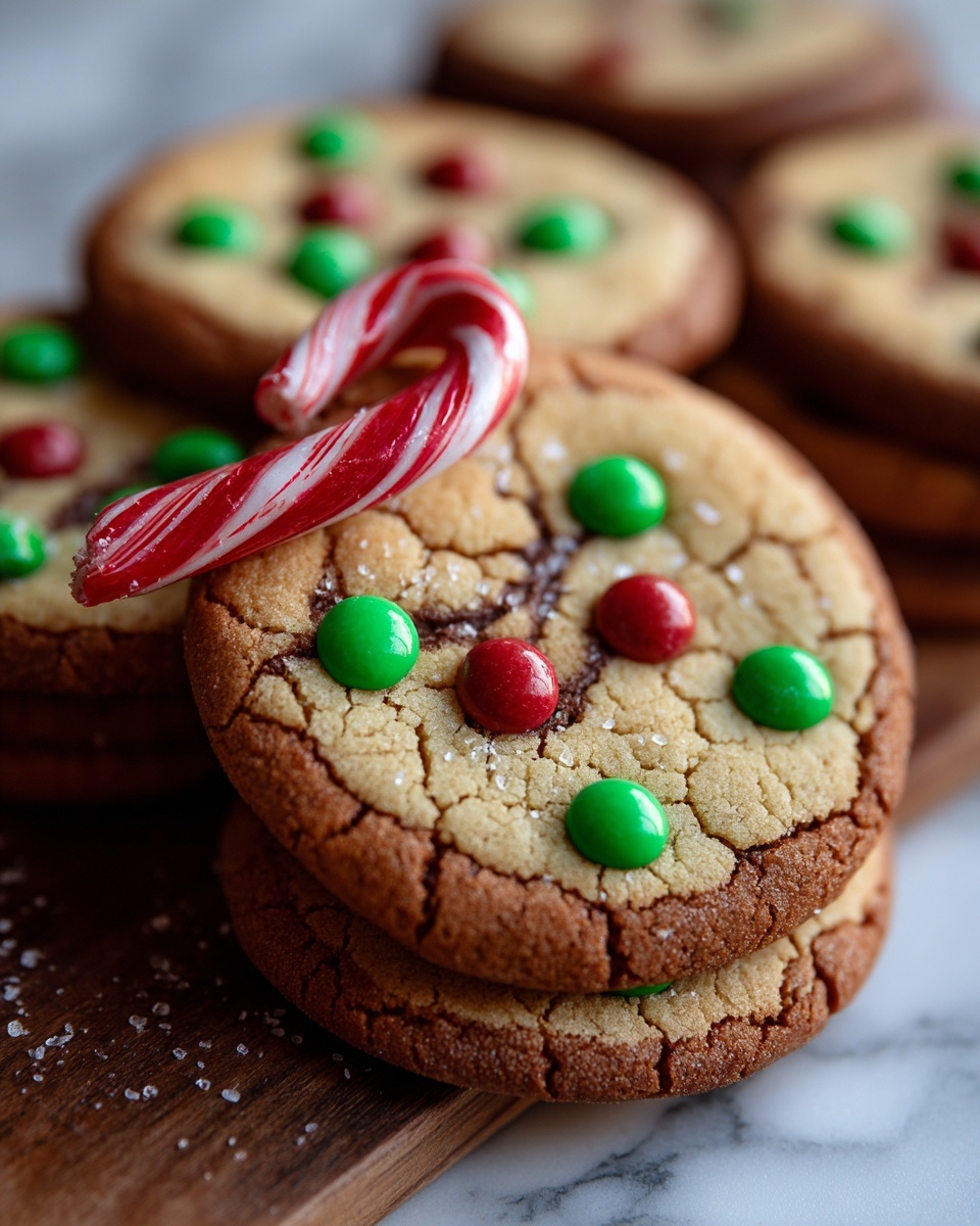 Candy Cane Kiss Cookies Recipe - Recipe Image