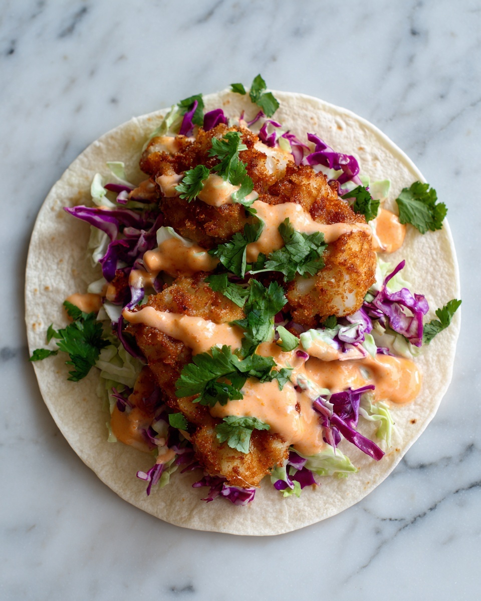 Southern Catfish Tacos with Crunchy Slaw Recipe - Recipe Image