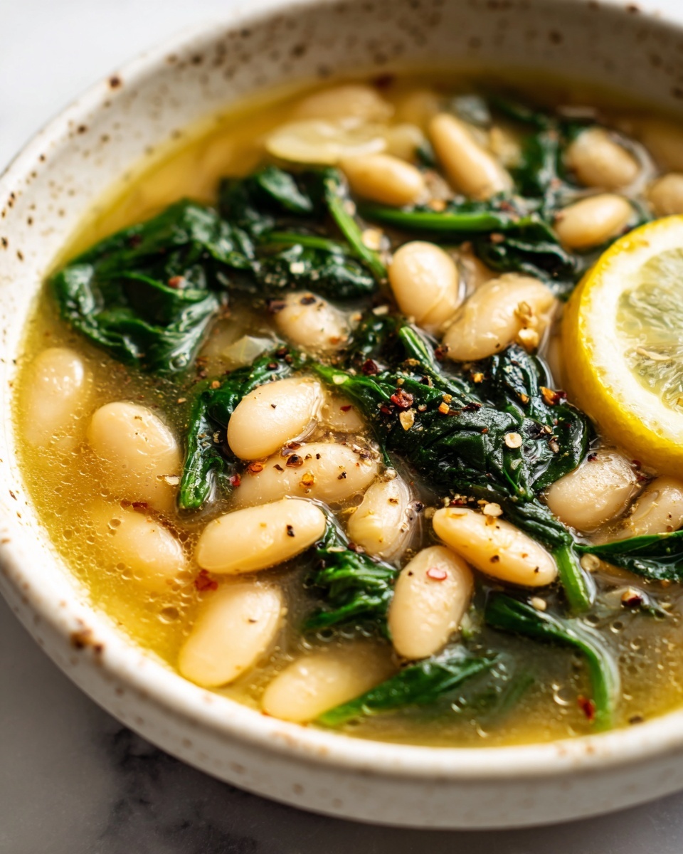 Creamy Lemon Garlic Butter Beans Recipe - Recipe Image