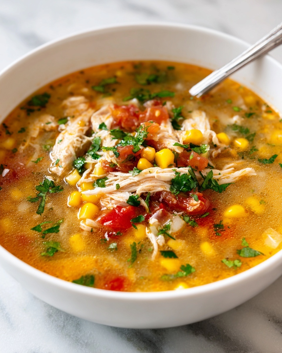 Green Chicken Enchilada Soup Recipe - Recipe Image