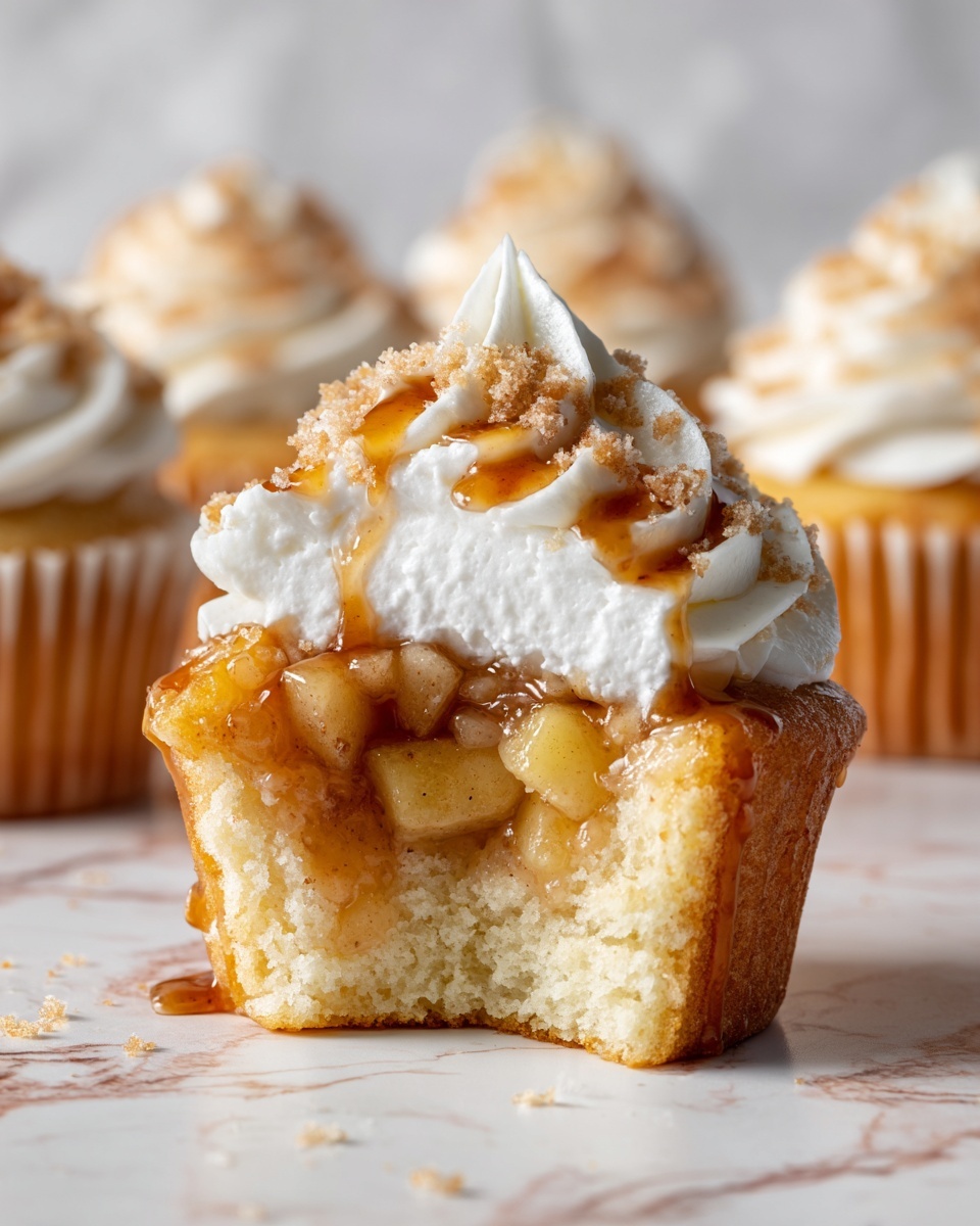 Apple Pie Cupcakes: Bite-Sized Delight Recipe - Recipe Image