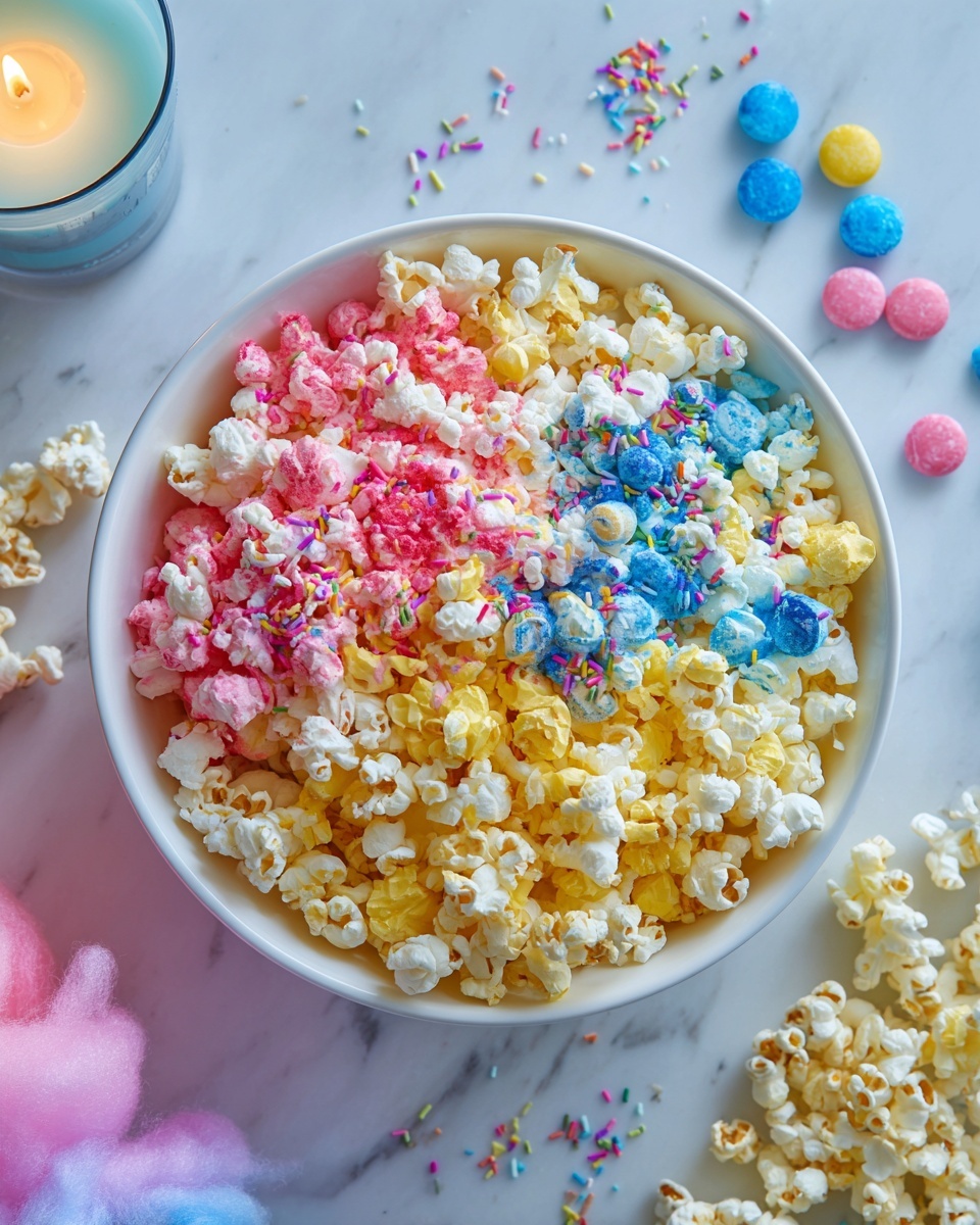 Cotton Candy Popcorn Recipe - Recipe Image